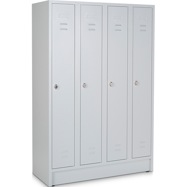 BE-5040DR Fanair Gaerdobenschrank mit Sockel und Drehrigelverschluss 4 Abteile